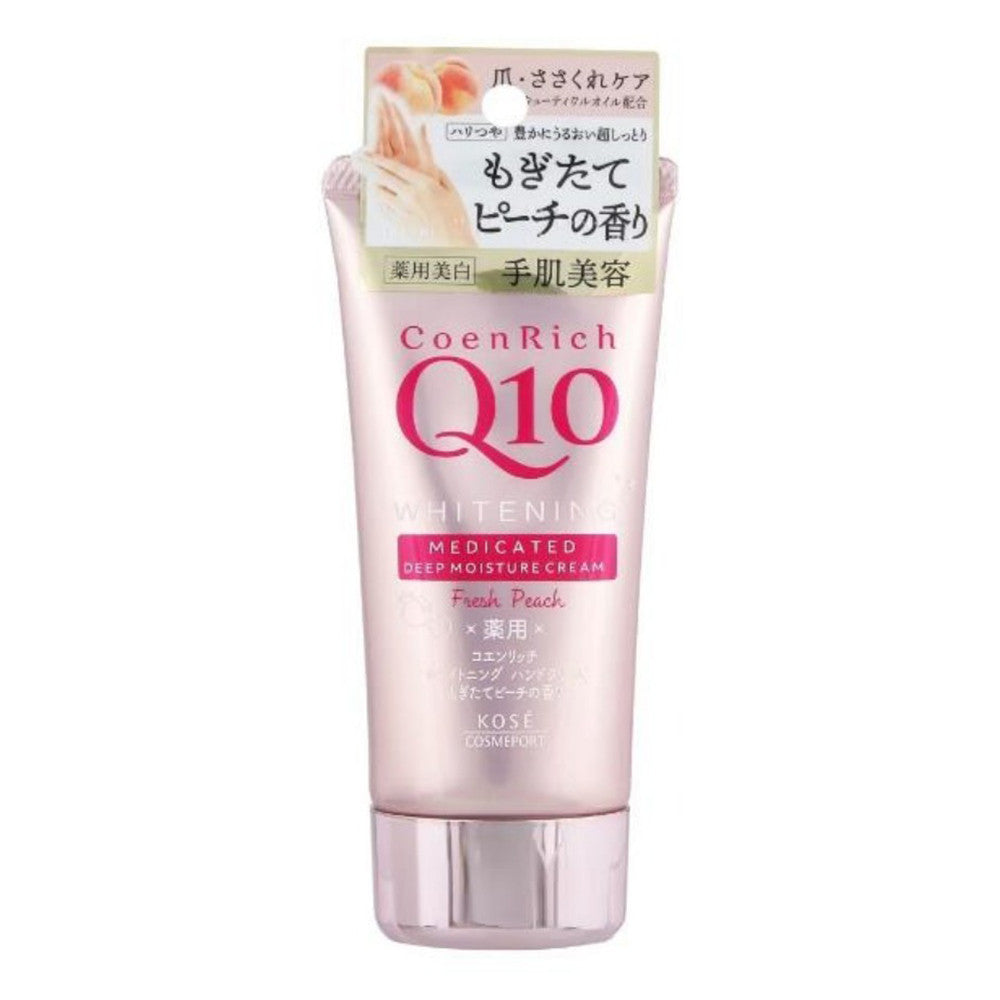 Kose Coenrich Q10 Medicated Hand Cream Fresh Peach 80g